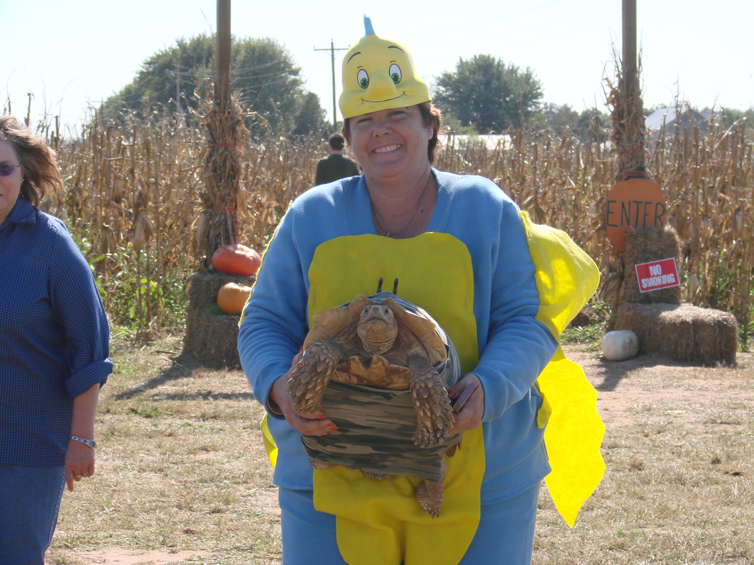 Dr. Maness is the "fish" and Helmut is the "helmet."